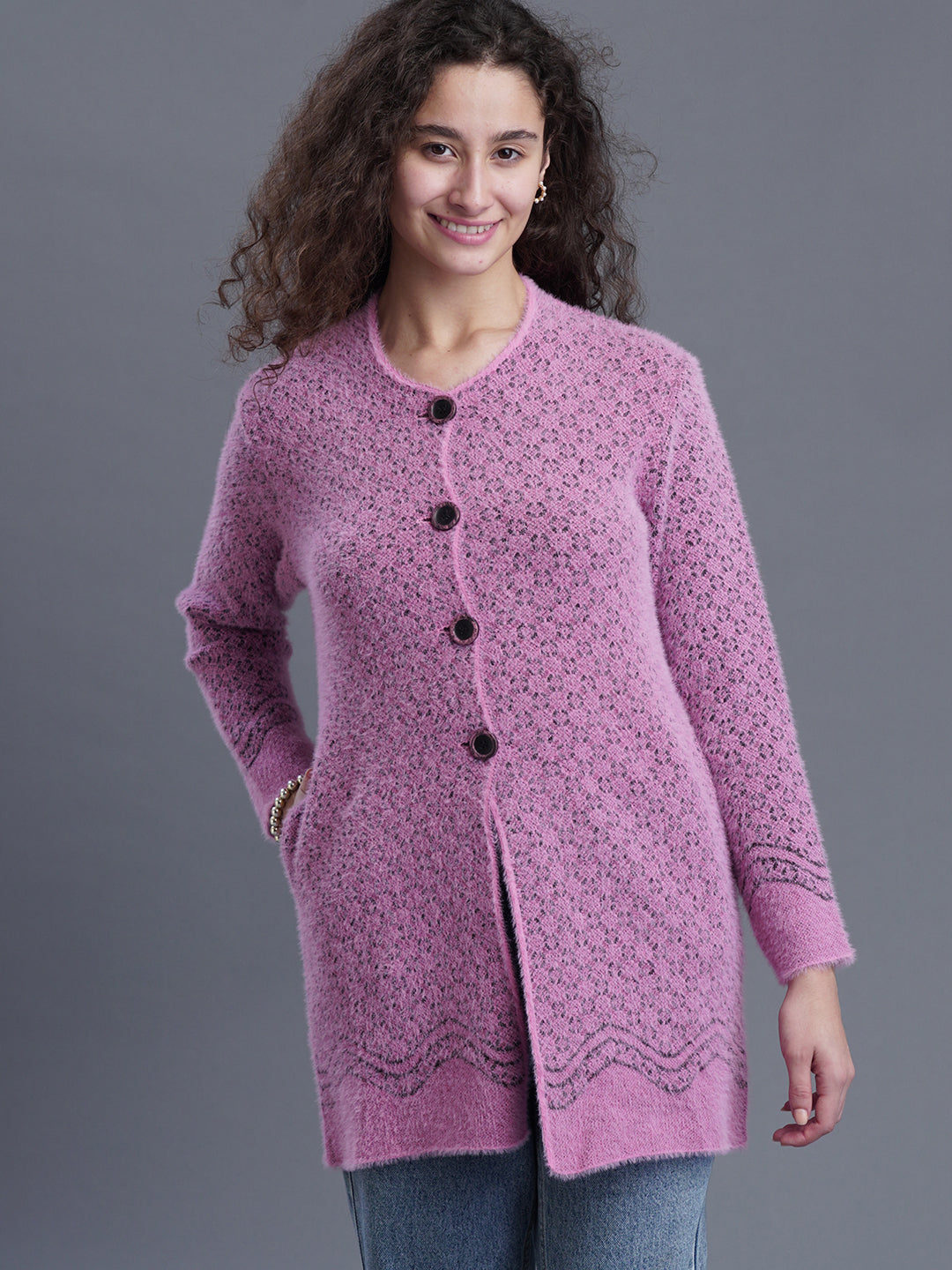  Valina V-Neck Long Cardigan