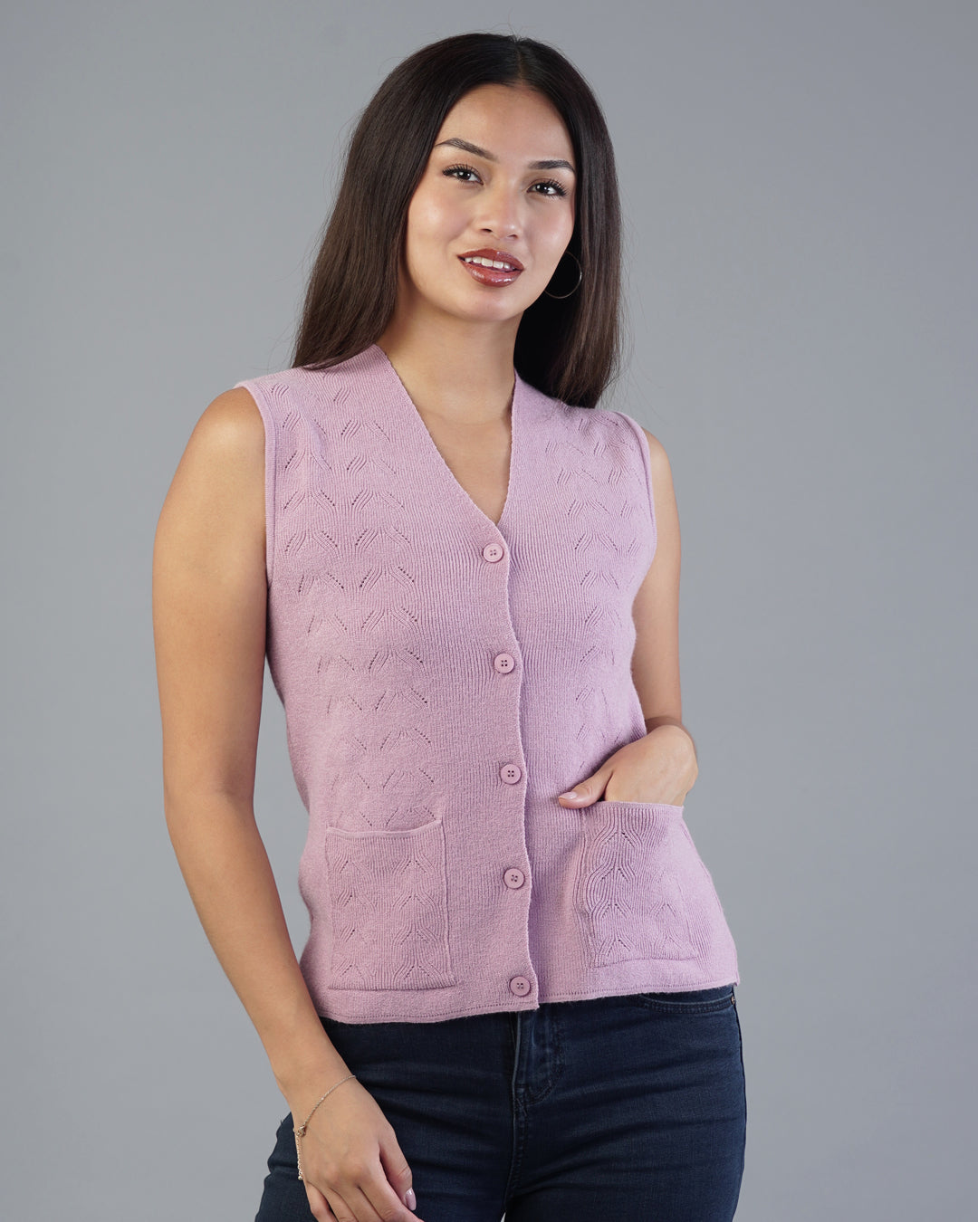 Elara V-Neck Knit Cardigan