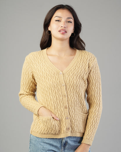 Anya V-Neck Knit Cardigan