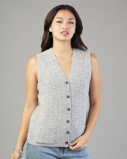 Zara V-Neck Knit Cardigan