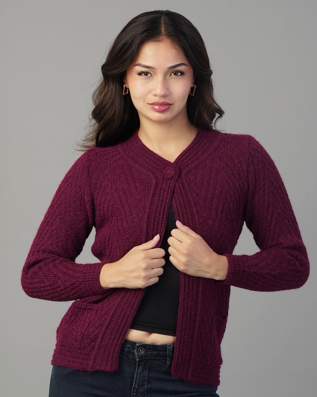 Maeve V-Neck Knit Cardigan