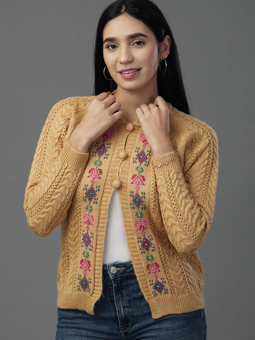  The Aurelian Jacquard Round-Neck