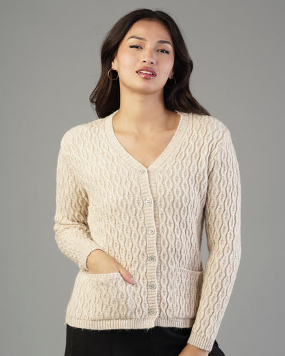 Dalia V-Neck Knit Cardigan