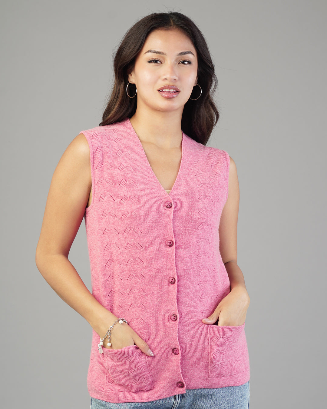 Elara V-Neck Knit Cardigan