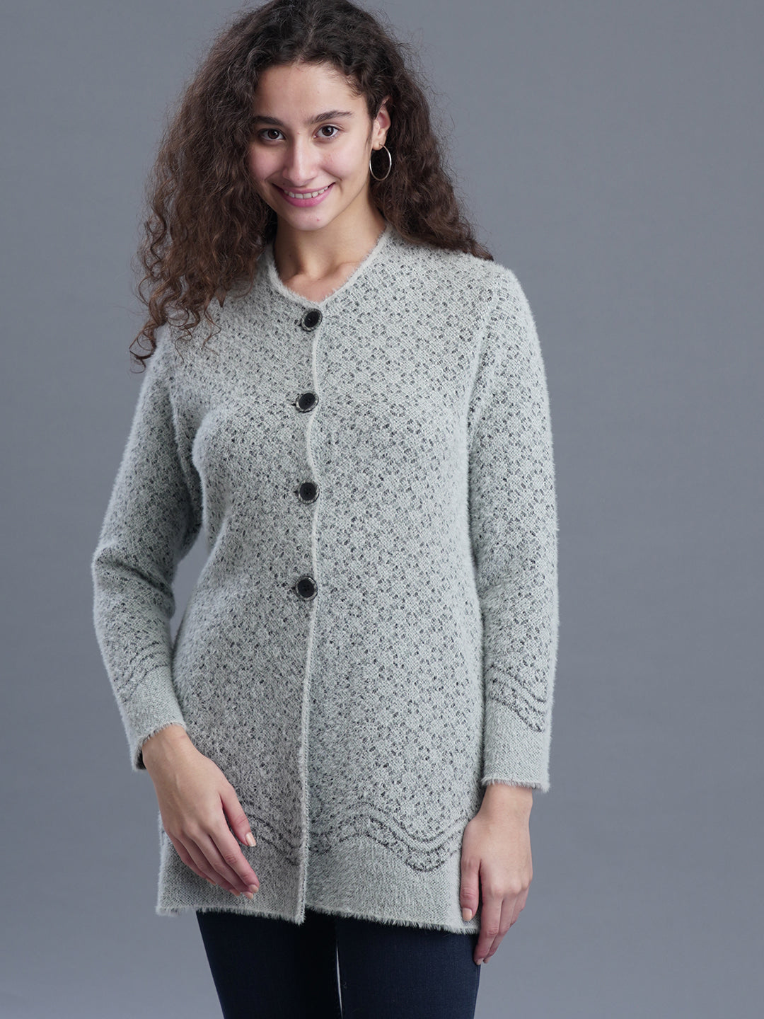  Valina V-Neck Long Cardigan