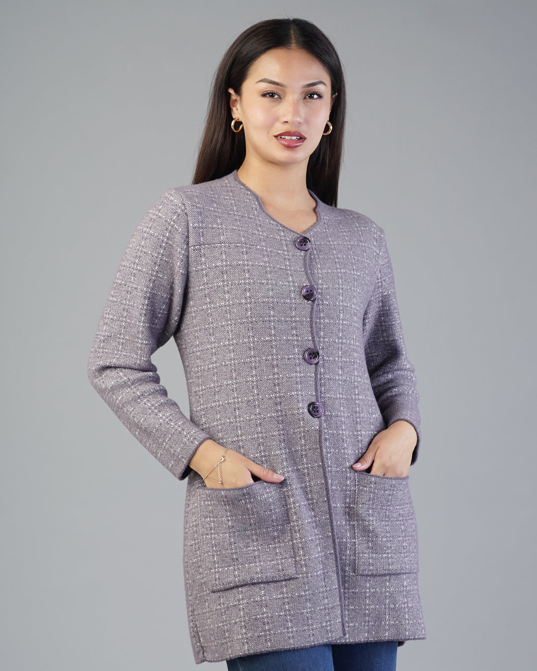 Serena Jacquard Cardigan