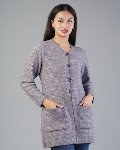 Serena Jacquard Cardigan