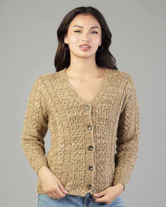 Rhea V-Neck Knit Cardigan