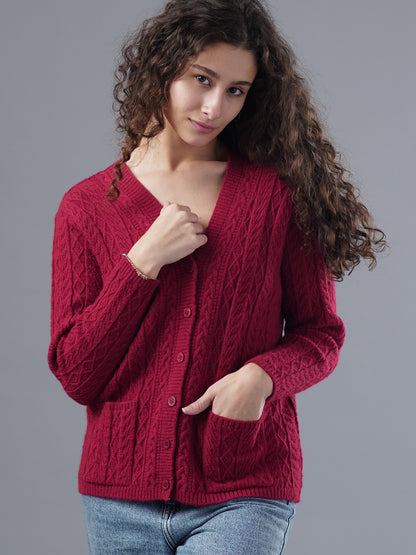 Virsa Cozy Cable Knit Cardigan