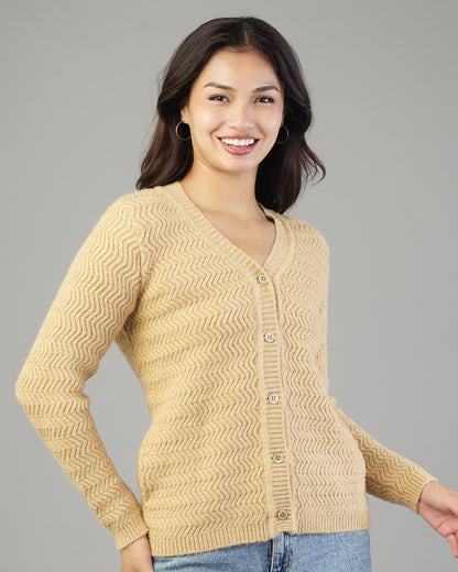 Noelle V-Neck Knit Cardigan