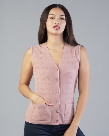 Elara V-Neck Knit Cardigan