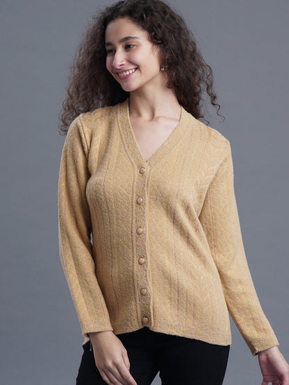  Empress Weave V-Neck Cardigan
