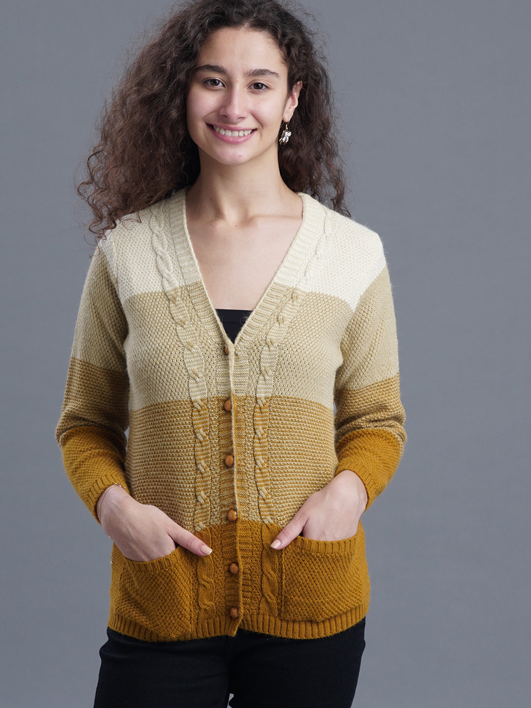 WinterEase V-Neck Cardigan
