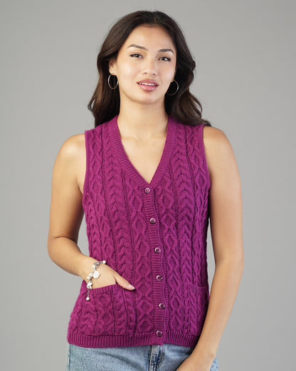 Isla V-Neck Knit Cardigan