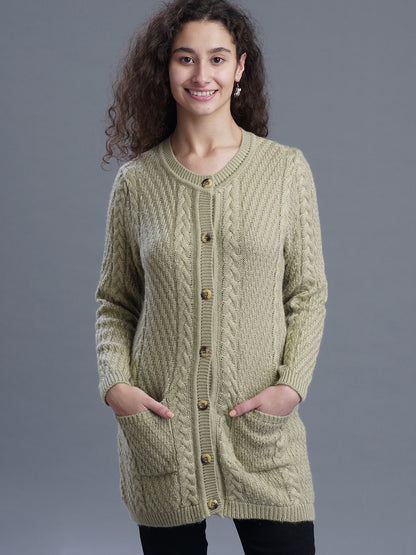 Noor Fawn Knit Long Cardigan