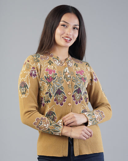 Lucia Jacquard Cardigan