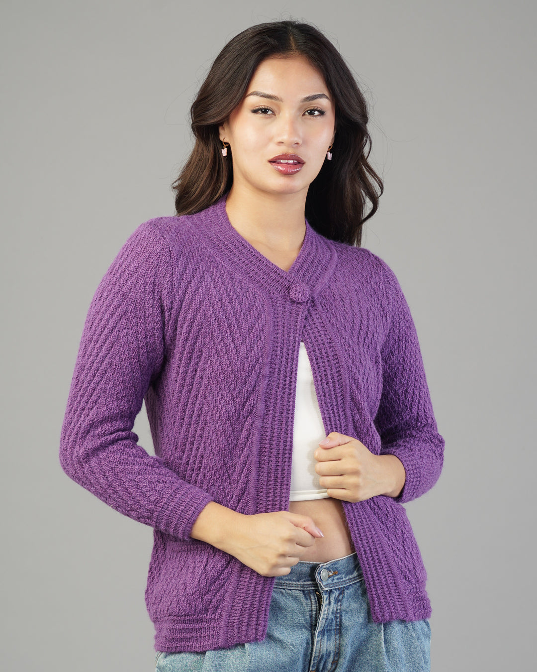 Maeve V-Neck Knit Cardigan
