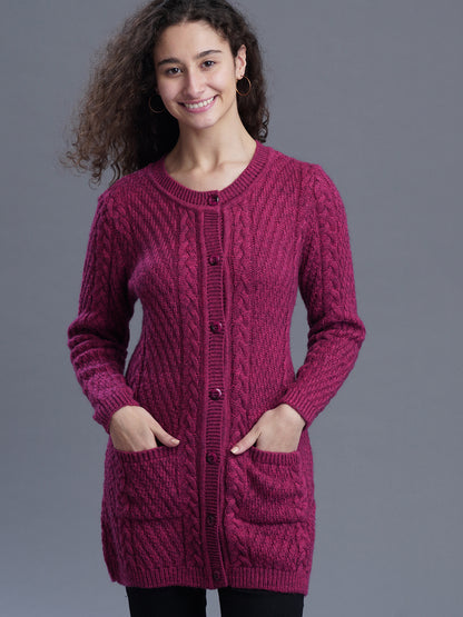 Noor Fawn Knit Long Cardigan