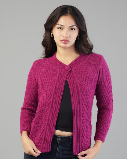 Maeve V-Neck Knit Cardigan