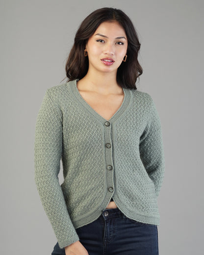 Mina V-Neck Knit Cardigan