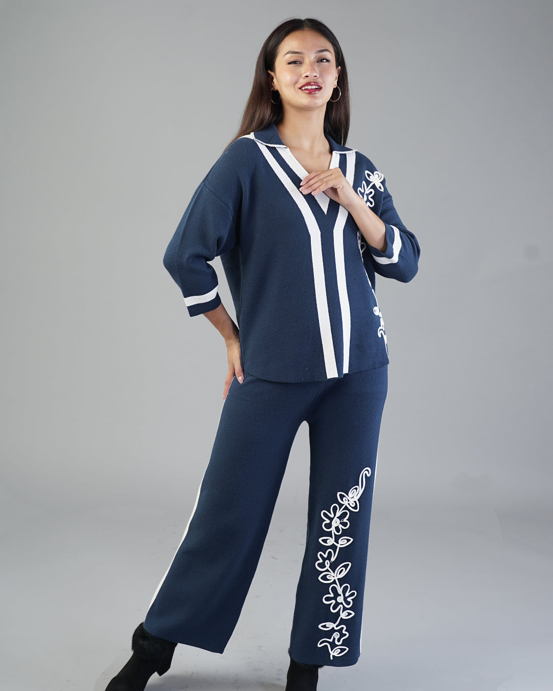 Aurora Embroidered Co-Ord Set