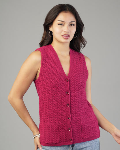 Alina V-Neck Knit Cardigan