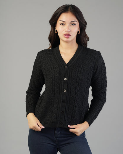 Iris V-Neck Knit Cardigan
