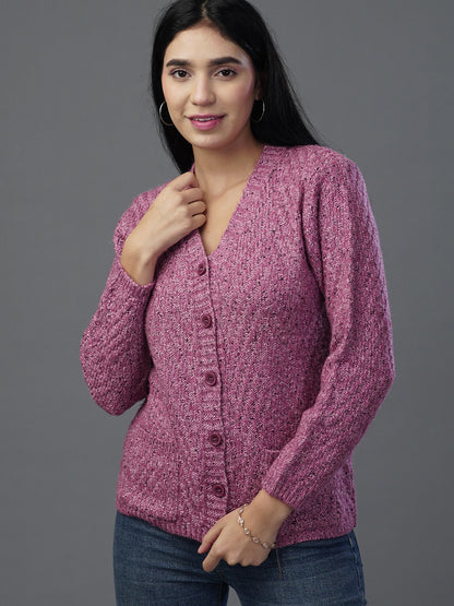 The Heather Luxe V-Neck cardigan