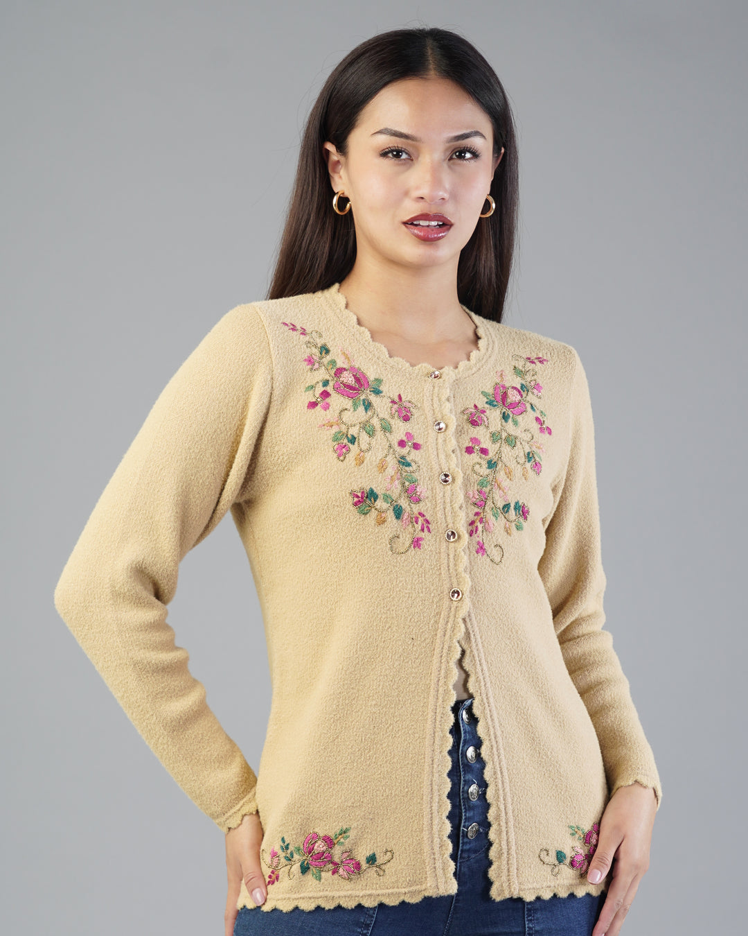 Ivy Embroidered Cardigan