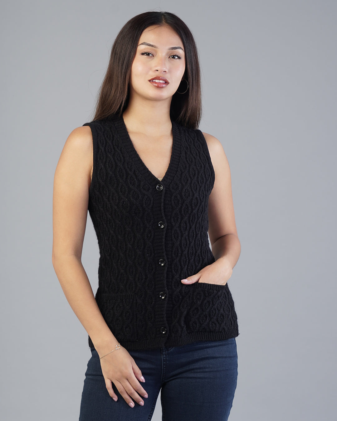 Nina V-Neck Knit Cardigan