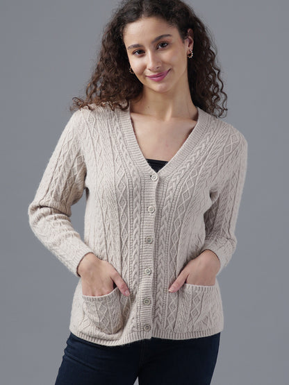 Virsa Cozy Cable Knit Cardigan
