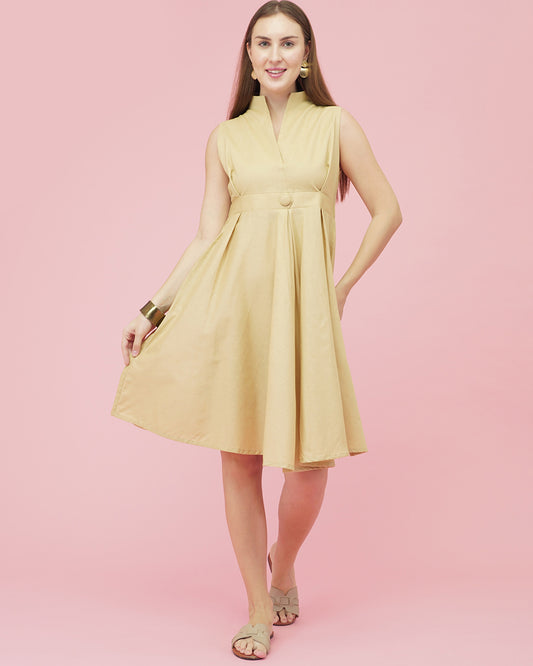 Sand Dune Flare Dress