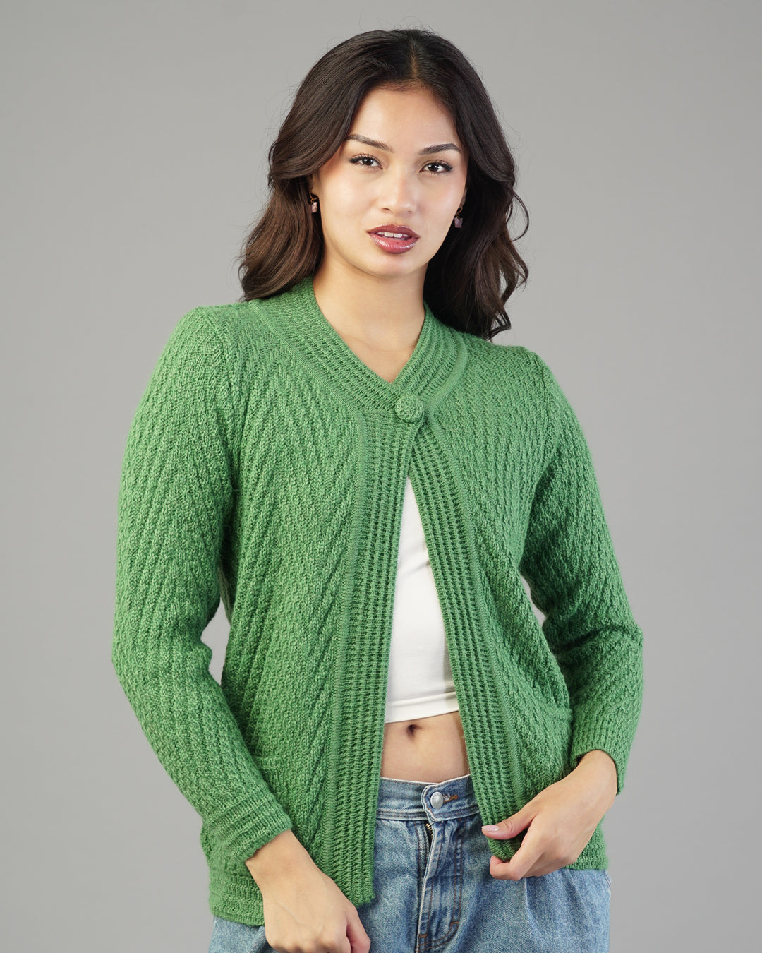 Maeve V-Neck Knit Cardigan