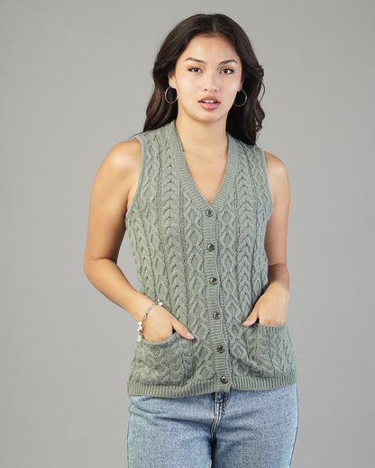 Isla V-Neck Knit Cardigan