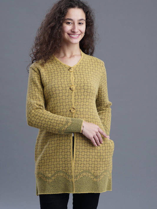  Valina V-Neck Long Cardigan