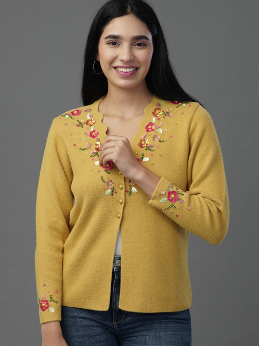 The Sun-Drenched Jacquard Cardigan