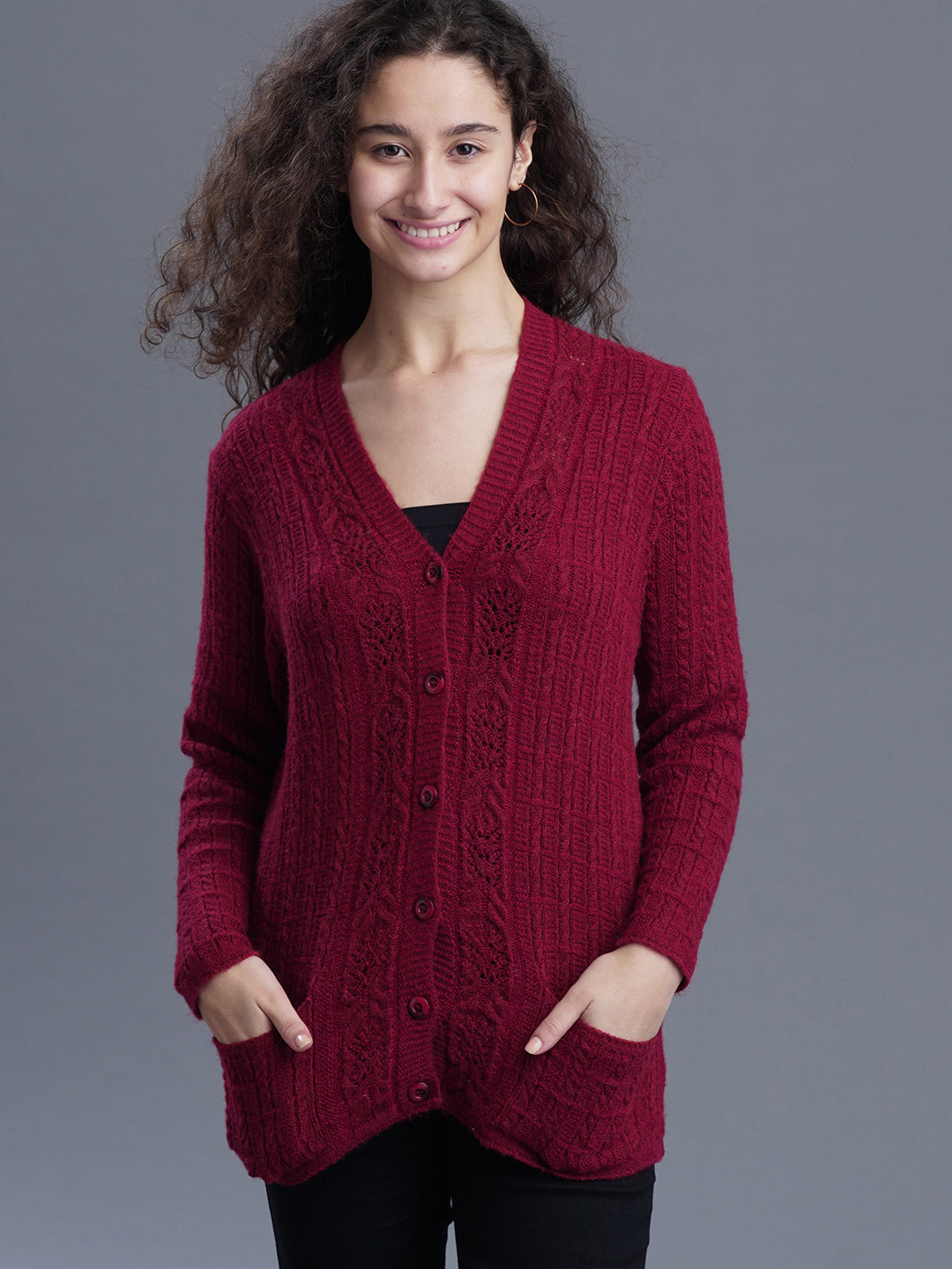  SnowVale V-Neck Cardigan
