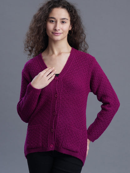 Golden Ember V-Neck CARDIGAN