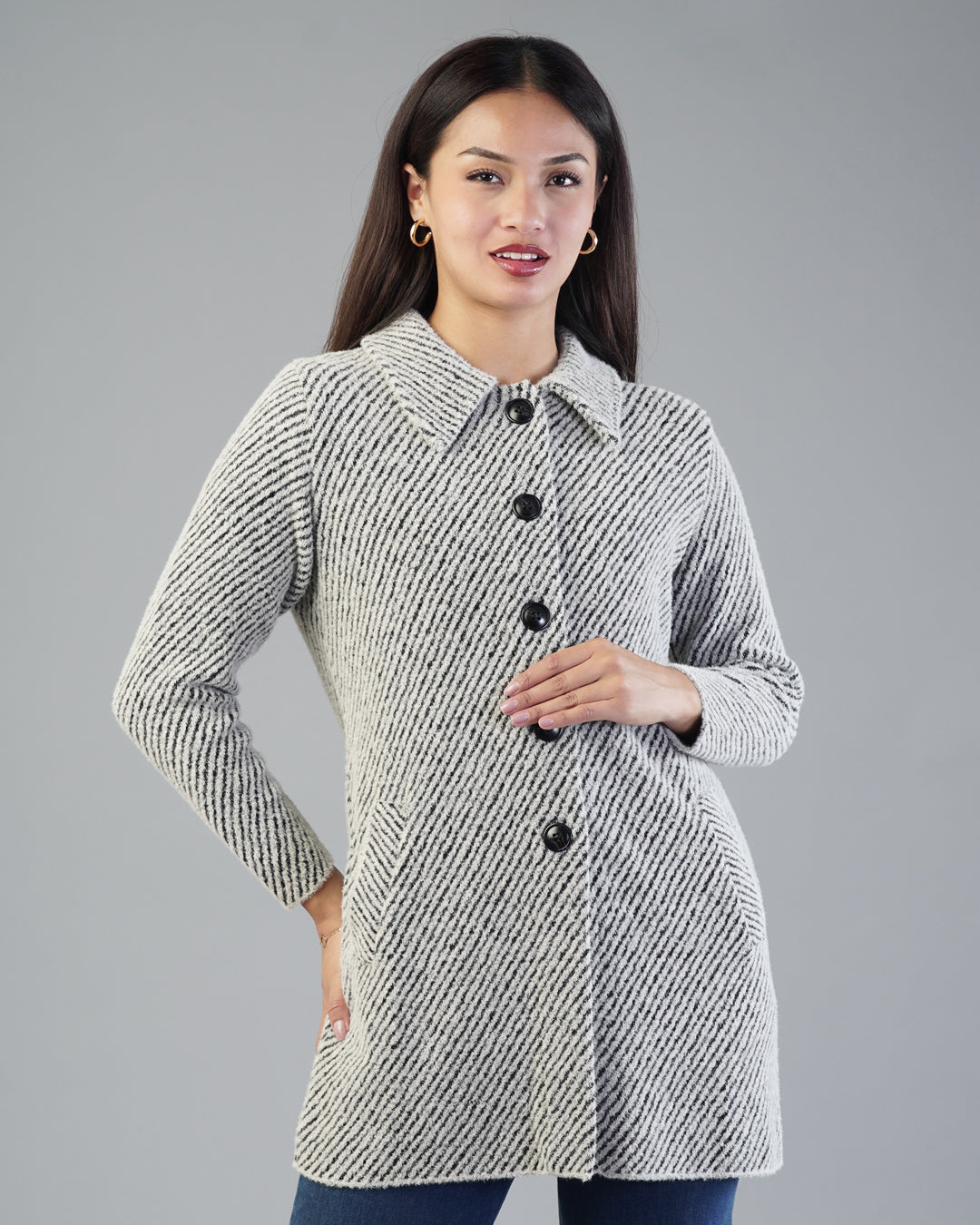 Emilia Collared Cardigan