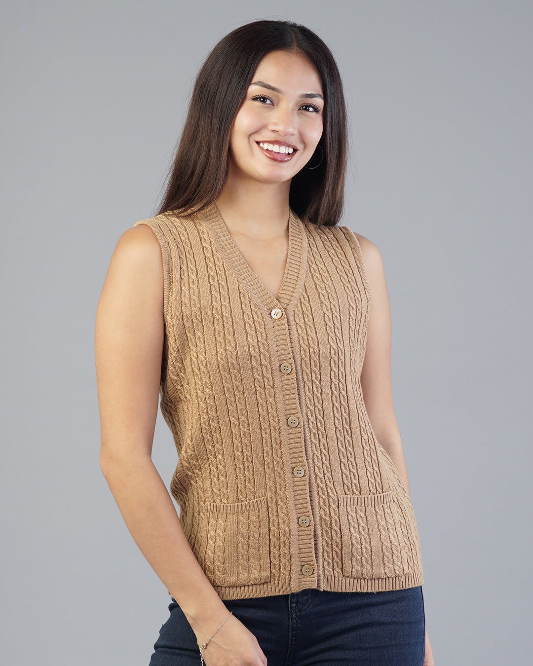 Siena V-Neck Knit Cardigan