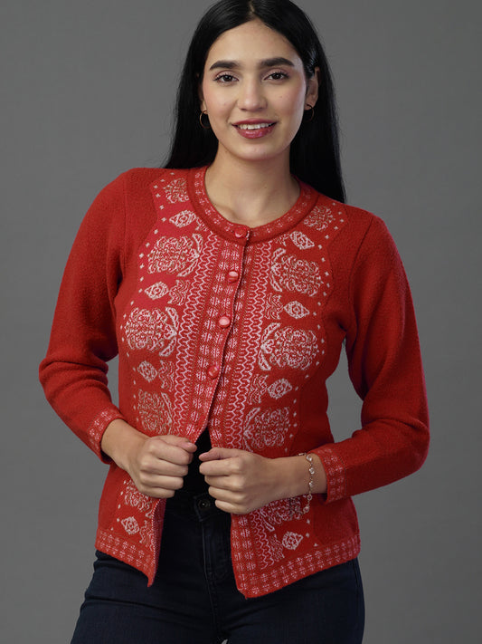 The Crimson Fire V-Neck