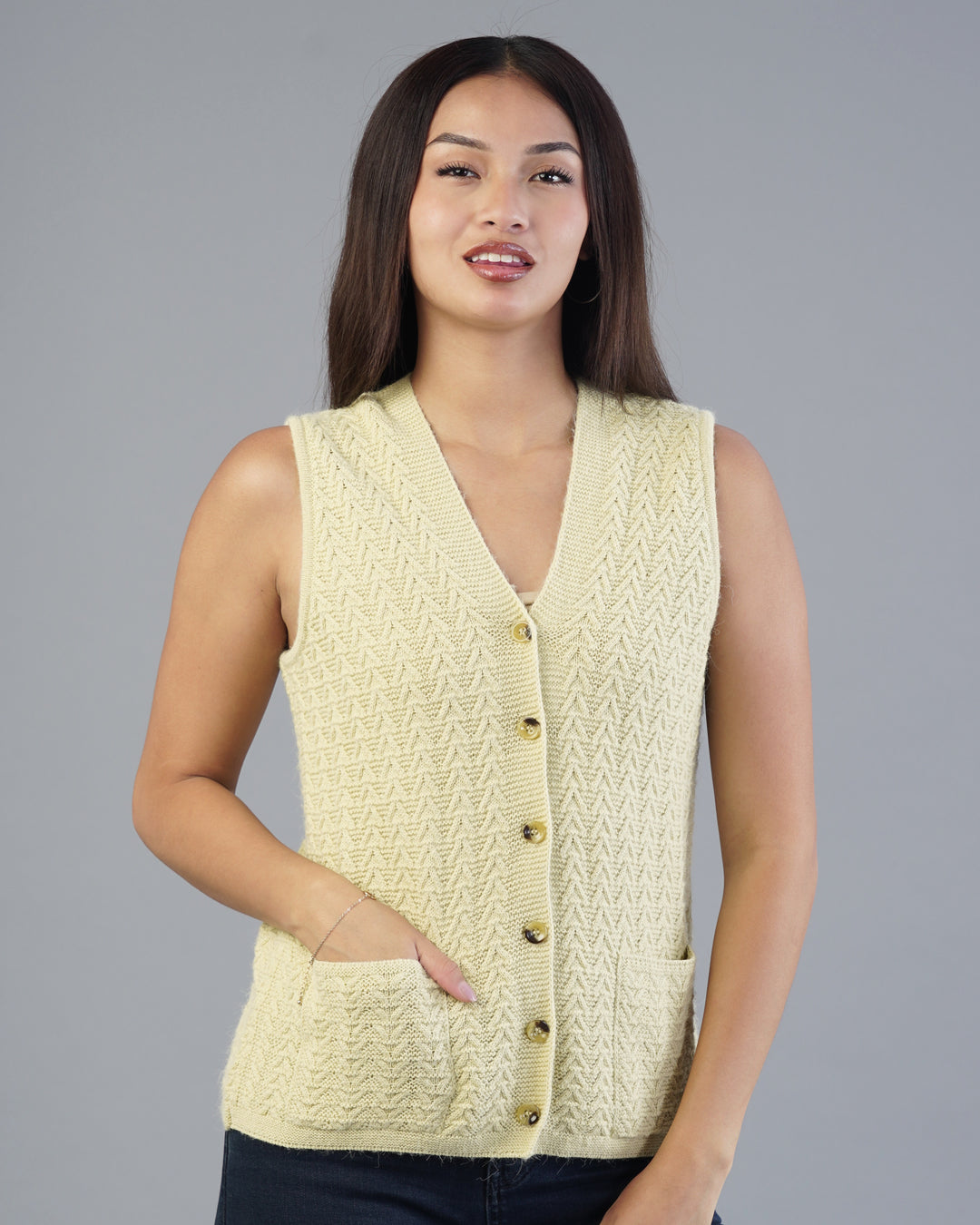 Alina V-Neck Knit Cardigan