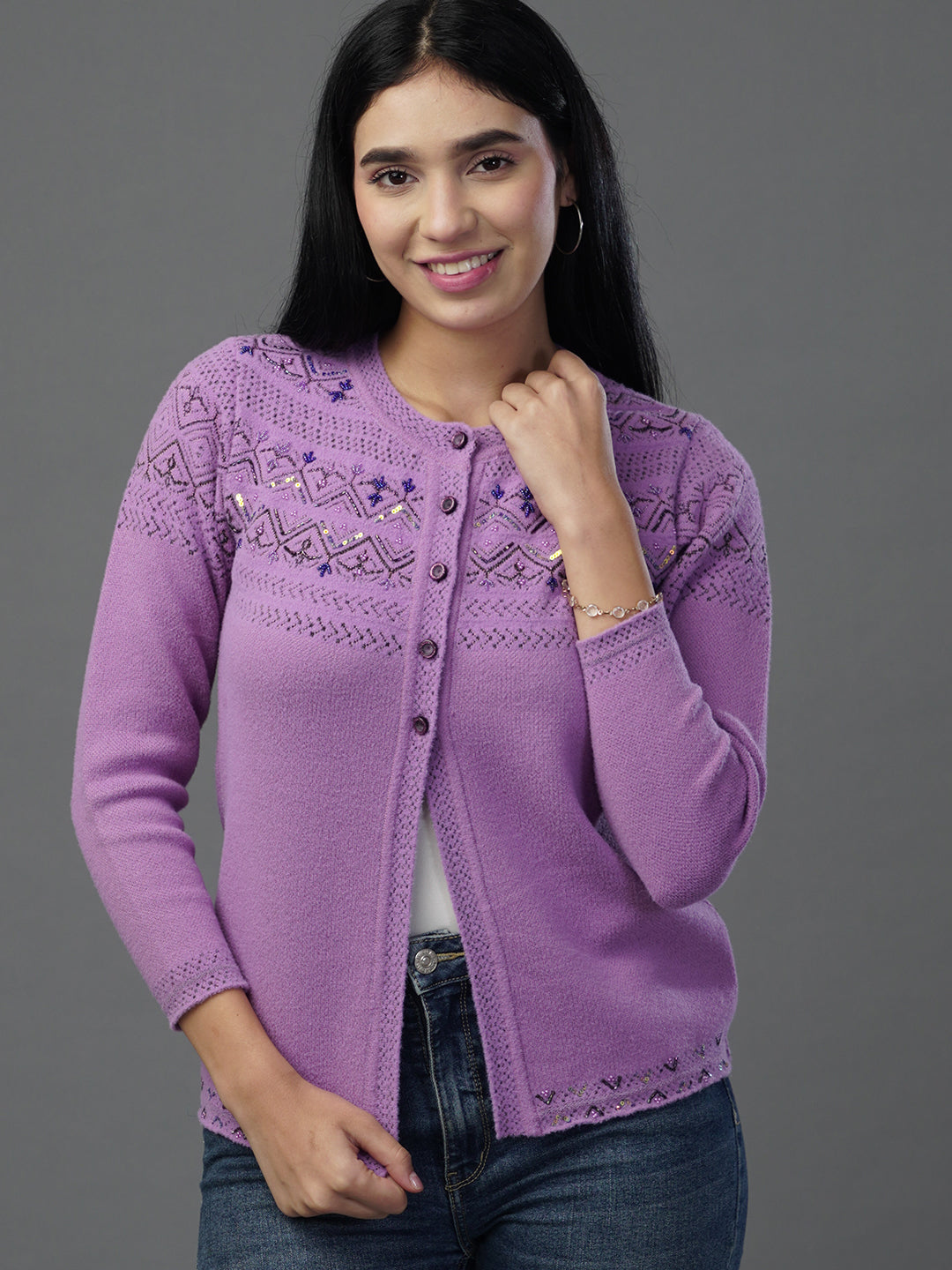 The Imperial Amethyst Knit