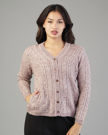 Iris V-Neck Knit Cardigan