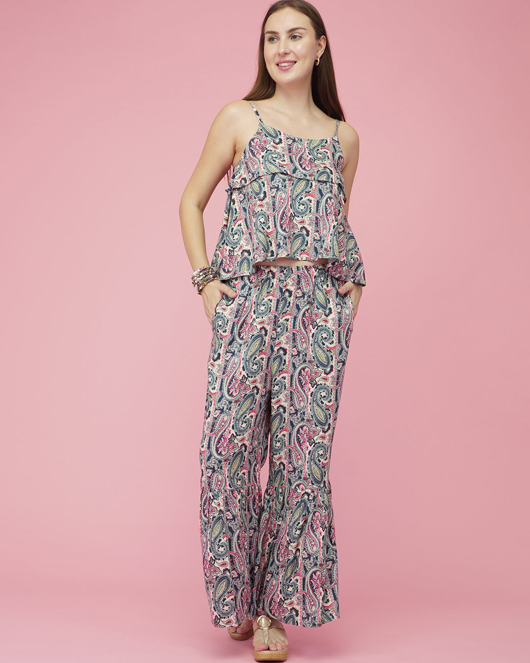 Paisley Drift Layered Co-Ord