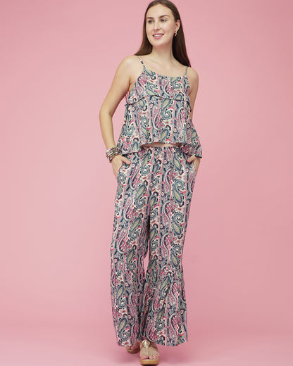 Paisley Drift Layered Co-Ord