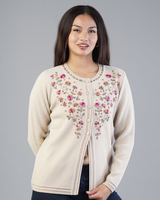 Flora Embroidered Cardigan