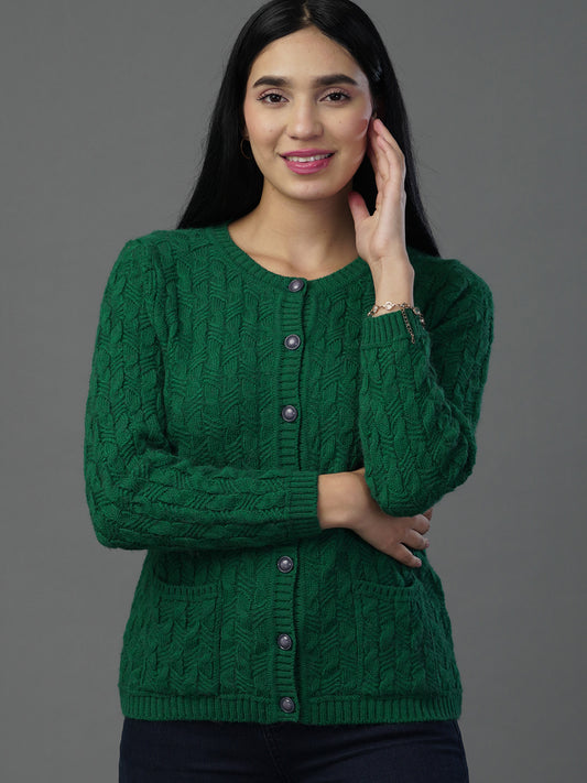 The Verdant Moss V-Neck