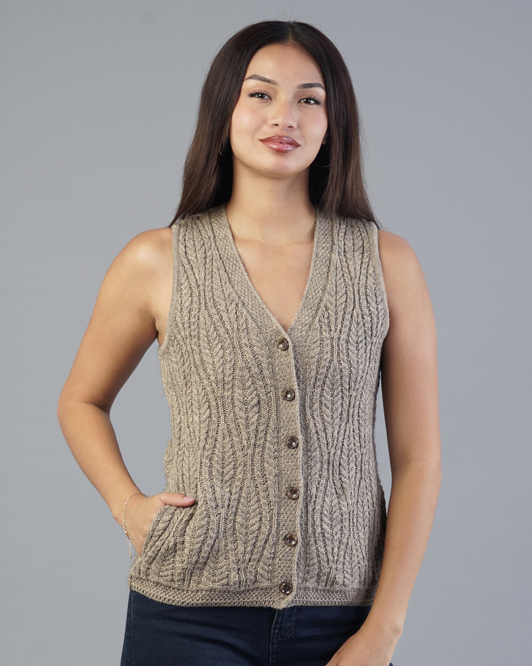 Lyra V-Neck Knit Cardigan