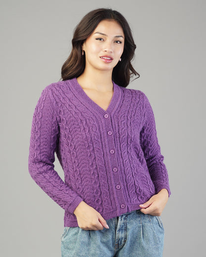 Iris V-Neck Knit Cardigan
